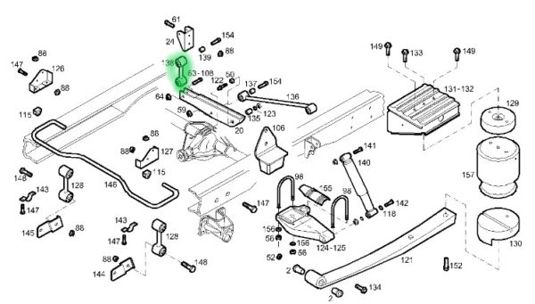 500315622 ŁĄCZNIK DRĄŻKA STABILIZATORA TYŁ IVECO