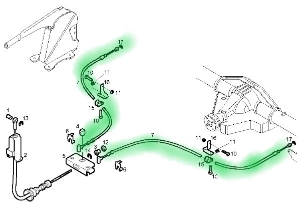 500322988 LINKA HAMULCA RĘCZNEGO IVECO DAILY 2000-