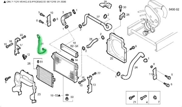504086405 PRZEWÓD KLIMATYZACJI IVECO DAILY 06-