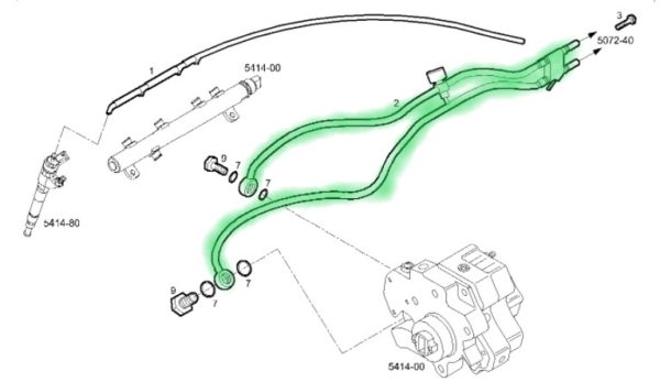 504101854 PRZEWÓD PALIWOWY IVECO DAILY 06-