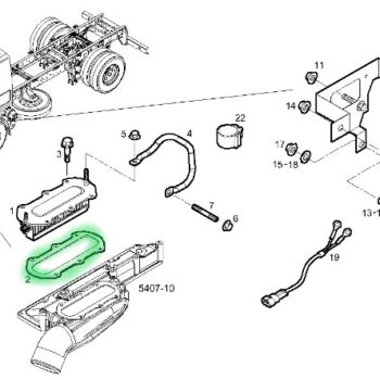 504114491 USZCZELKA NAGRZEWNICY IVECO