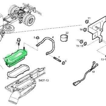 504124116 NAGRZEWNICA IVECO EUROCARGO
