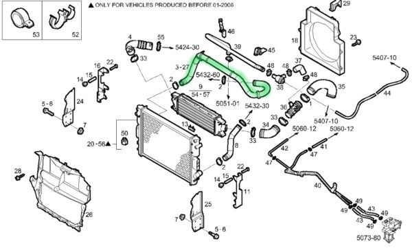 504215702 PRZEWOD UKŁADU CHŁODZENIA IVECO