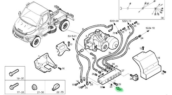 504256748 CZUJNIK OLEJU PRZEKŁADNI DAILY 4X4