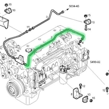 504267903 PRZEWÓD CIŚNIENIA POWIETRZA IVECO EUROCARGO