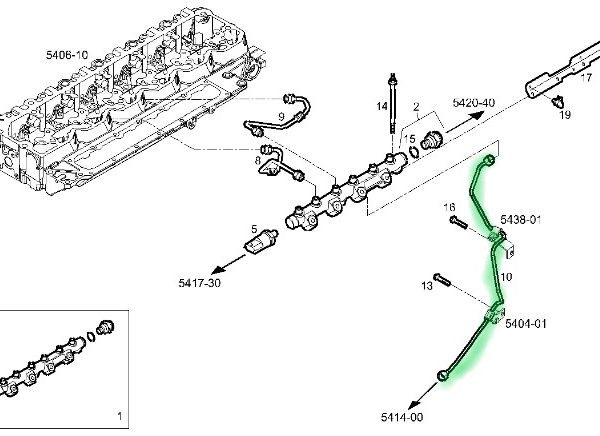504323112 PRZEWÓD PALIWOWY IVECO