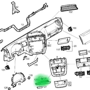 504353515 SCHOWEK NA PRZEDMNIM PANELU IVECO STRALIS