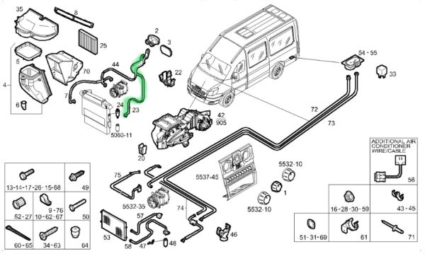 5801289440 PRZEWÓD KLIMATYZACJI IVECO