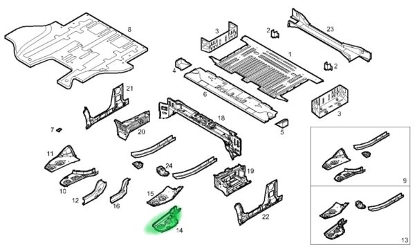 5801539434 ELEMENT BLACHARSKI IVECO DAILY