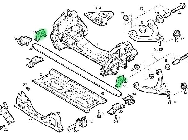 5801563606 PODUSZKA PRZEDNIEGO ZAWIESZENIA IVECO DAILY Dla modelu 35S.