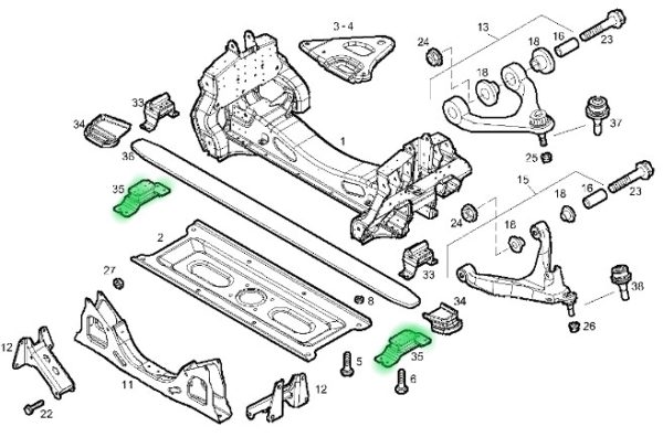 5801563634 PODUSZKA ZAWIESZENIA PRZEDNIEGO IVECO DAILY