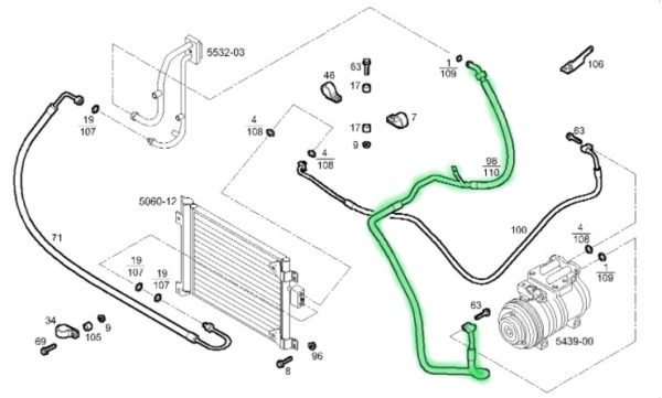 5802391629 PRZEWÓD KLIMATYZACJI IVECO STRALI