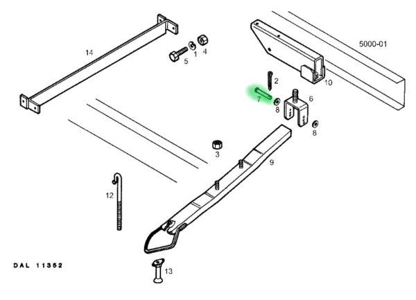 93806462 SWORZEŃ ZABEZPIECZENIA KOŁA ZAPASOWEGO IVECO