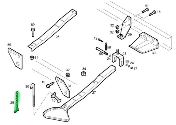 93819016 ZACISK MOCOWANIA IVECO