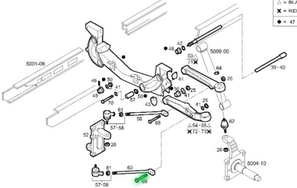 93822392 SRUBA IVECO M16X1,5X90 MM