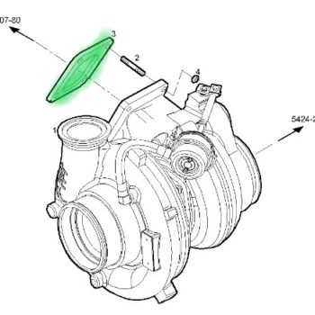 98451118 USZCZELKA TURBOSPRĘŻARKI IVECO CURSOR