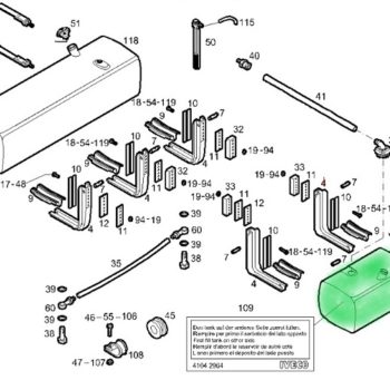 98469841 ZBIORNIK PALIWA IVECO EUROCARGO Pojemność: 300L