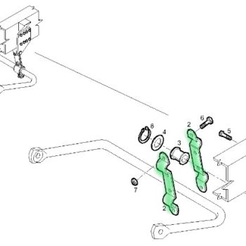 98473578 WSPORNIK ŁĄCZNIK STABILIZATORA IVECO