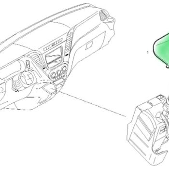 5802326288 MIESZEK OSŁONA LEWARKA ZMIANY BIEGÓW IVECO DAILY