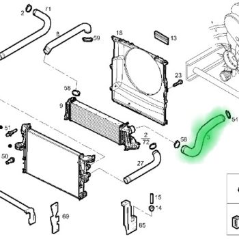 5801303588 PRZEWÓD INTERCOOLERA IVECO DAILY