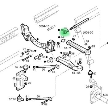 5802437457 TULEJA WAHACZA DRĄŻKA SKRĘTNEGO IVECO