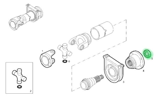 93158201 NAKRĘTKA WAŁU NAPĘDOWEGO IVECO DAILY