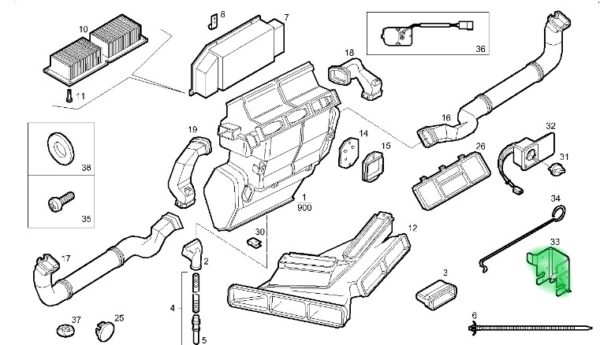 3797049 WSPORNIK MOCOWANIA KLIMATYZACJI IVECO