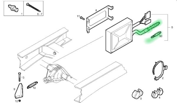 42569510 LINKA MECHANIZMU BLOKADY MOSTU IVECO