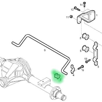 98431470 TULEJA DRĄŻKA STABILIZATORA IVECO