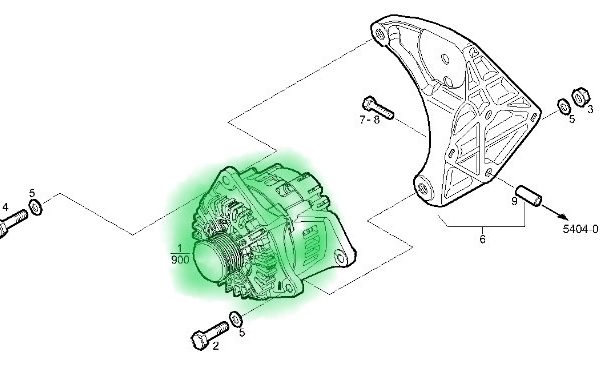 5802266118 ALTERNATOR IVECO DAILY