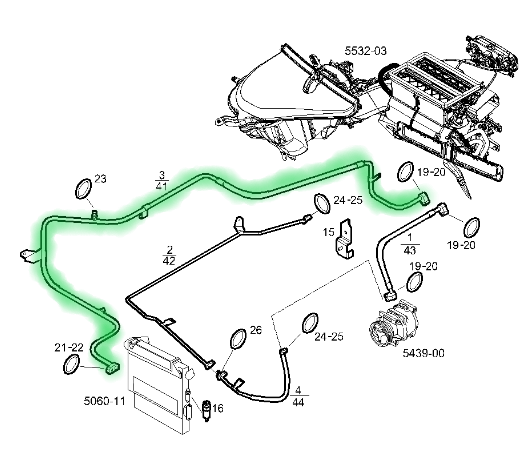5802840524 PRZEWÓD KLIMATYZACJI Z PRESOSTAT IVECO DAILY